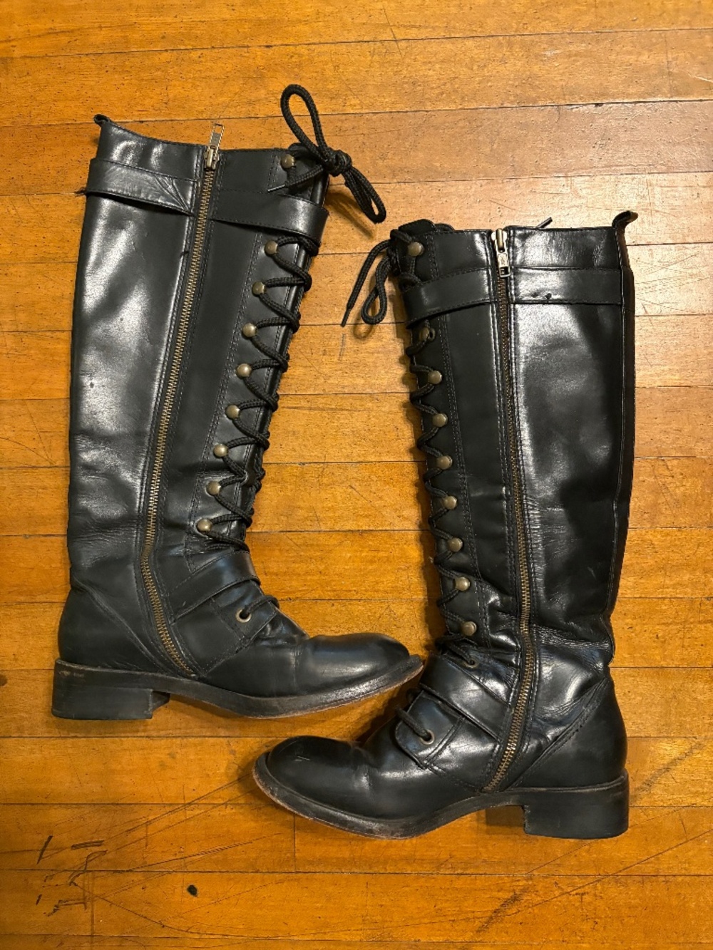 Vintage DKNY combat boots